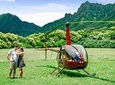 Private 60 Minute Helicopter Tour with Kualoa Ranch Landing