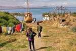 Visit Tiwanacu and Titicaca lake in one day tour from La Paz.