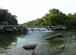 Swim at Hill of Life Dam (Bench Falls), Barton Creek Greenbelt, Austin, Texas