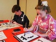 Relaxing experience of Kimono and Calligraphy in Miyajima