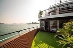3-Day Doris Cruise private balcony cabin kayak Lan Ha Bay cycling Viet Hai