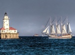 See Chicago Harbor Light, Illinois