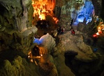 Visit Thien Cung Grotto & Dau Go Cave, Halong Bay, Vietnam