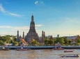 Private halfday Three Temple Bangkok City tour(Wat Traimit + Wat Pho + Wat Arun)