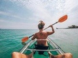 [PRIVATE CHARTER] SEA-KAYAKING along HALF-MOON BAY & SUNSET DRIFTING & DINNER