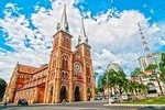 Hochiminh city 1 day tour ( Thien Hau - War Museum - Notre Dame Cathedral )