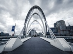 Cross Seafarers Bridge, Melbourne, Victoria, Australia