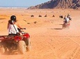 Desert Safari Trip by Quad Bike and dinner in hurghada 