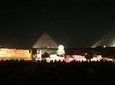 sound and light show at Giza pyramids