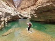 Off-road driving and swimming at the wild Wadi Arbeen