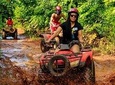 Adventure tour from Cancun Atvs (shared) ziplines & Cenote for the best price