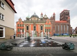 See Four Quarters Fountain (Fontanna Czterech Kwartalow), Gdańsk, Poland