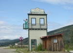 See Welcome to Dawson City Sign, Dawson City, Yukon, Canada