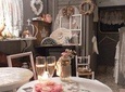 Aperitif dinner in a bohemian caravan