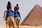Sunrise/Sunset Camel Ride around pyramids 