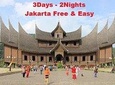 3Days-2Nights Fullday Jakarta Free & Easy with 4stars Hotel and City Tour