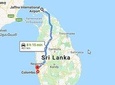 Jaffna Airport (JAF) to Colombo City Private Transfer