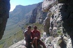 An exciting scramble on Table Mountain