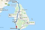 Jaffna Airport (JAF) to Hikkaduwa City Private Transfer