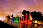 Beautiful Fountains Park & Bohemian Barranco Walking Tour at Night