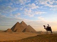 Giza Pyramids by Camel