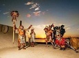 Sunset adventure at Coba, zipline ride, cenote, dinner and Mayan Show