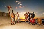 Sunset adventure at Coba, zipline ride, cenote, dinner and Mayan Show
