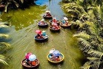Basket boat tour, Hoi an by Night and food tasting from Da Nang 