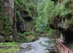 Hike Kamnitz Gorge, Bohemian Switzerland, Czechia