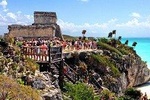 4X1 Tour to Tulum, Coba, Cenote & Playa del Carmen from Cancun or Riviera Maya 