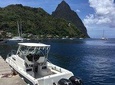 Soufriere and West Coast, Swim, Snorkel and Beach by Private Boat. 