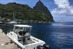Soufriere and West Coast, Swim, Snorkel and Beach by Private Boat. 