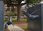 See Racist Dogs Sculpture at Kelly Ingram Park, Birmingham, Alabama