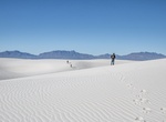 Hike Backcountry Camping Trail, White Sands National Monument, New Mexico