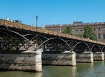 Walk across Pont des Arts, Paris, France (UNESCO Site)