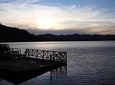 Sunrise or Sunset Canoeing at Lake Mutanda
