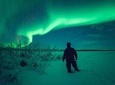 Northern Light Safari by Snowmobiles From Levi