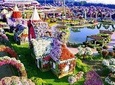 Three at One Time !! Dubai Miracle Garden with Butterfly Garden & Global Village