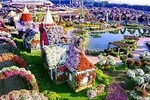 Three at One Time !! Dubai Miracle Garden with Butterfly Garden & Global Village