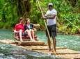 Premium White water Rafting 5 km, Bamboo rafting, Flying fox 