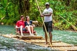 Premium White water Rafting 5 km, Bamboo rafting, Flying fox 