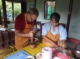 Myanmar traditional cooking class with local