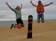 Sandboarding ( sandsurfing ) with lunch in berber house