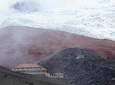 Ascent to Chimborazo, high mountain summit.