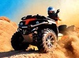 Premium 1 Hr Quad Biking with Refreshments , Camel Ride & Sandboarding