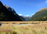 Camp at Routeburn Flats Campsite, Mount Aspiring National Park, New Zealand
