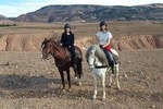 Horse back riding near Agafay desert and 2 Atlas Mountain valleys discovery
