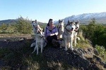 Hiking with Husky in Akureyri