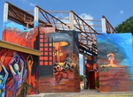 See Hillside Theater Mural,  Zilker Park, Austin, Texas