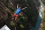 Bungee jumping in Bhotekosi Nepal
